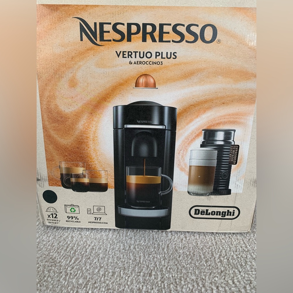 DeLonghi Nespresso Vertuo Plus Coffee Machine